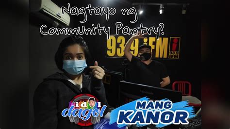 Mang Kanor Nagtayo Ng Community Pantry Youtube