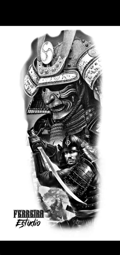 Warrior Tattoo Sleeve Samurai Tattoo Sleeve Samurai Warrior Tattoo