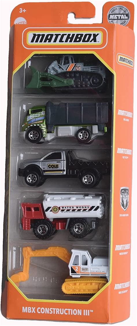 Hot Wheels Matchbox MBX Construction III Paquete De Amazon Mx Juguetes Y Juegos
