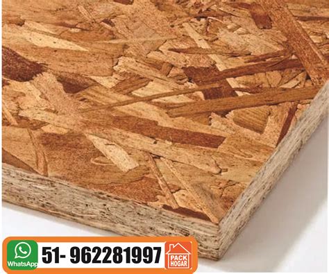 Tablero Osb Placa Osb Plancha Osb Mm X M X M Packhogar