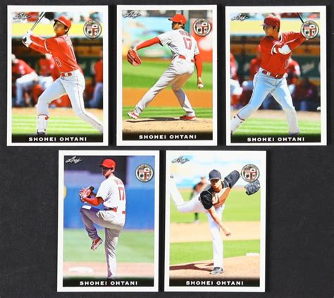 Shohei Ohtani 2018 Leaf National Convention 10 Sets Of Complete RC