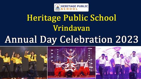 Heritage Public School Vrindavan Annual Day Celebration 2023 Youtube