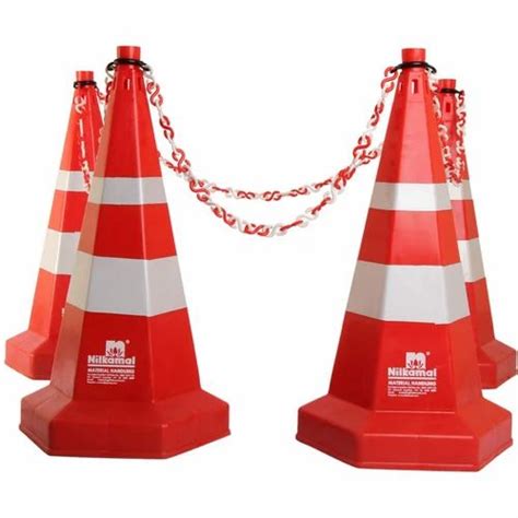 Red Pvc Neel Kamal Traffic Cone For Road Safety At Best Price In