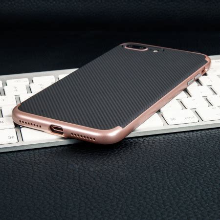 Olixar X Duo Iphone Plus Case Carbon Fibre Rose Gold Reviews