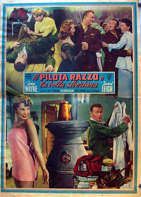 IL PILOTA RAZZO E LA BELLA SIBERIANA MOVIE POSTER JET PILOT MOVIE