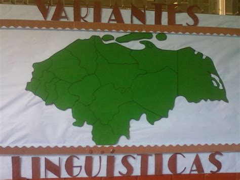 Seminario Del Español De Honduras Mapa De Las Variantes Lingüísticas