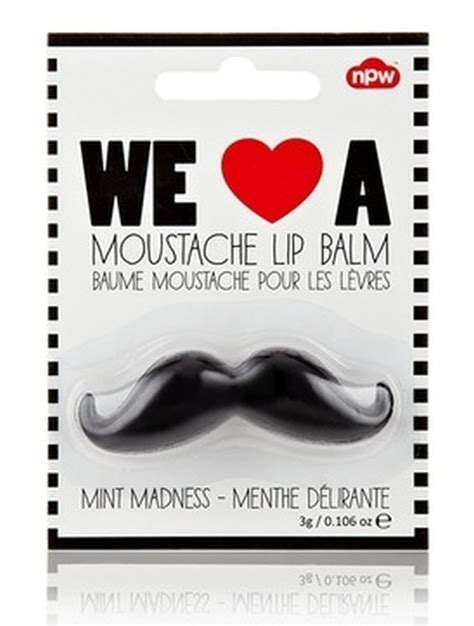 Witziger We Love A Moustache Lipgloss Kosmetik K Rperpflege