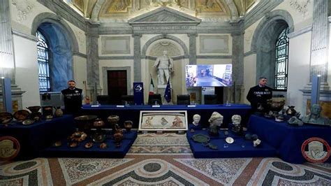 Italy Welcomes Home Looted Ancient Artworks From The U S World