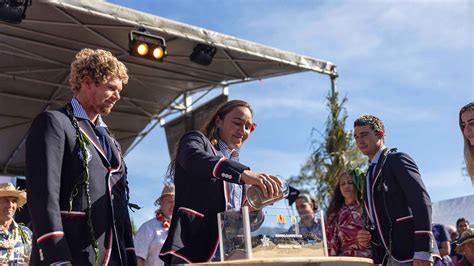 Olympic Surfing Holds Opening Ceremony In Tahiti With Sand Dance