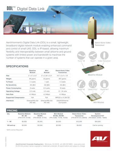 PUMA AE AEROVIRONMENT INC PDF Catalogs Technical Documentation