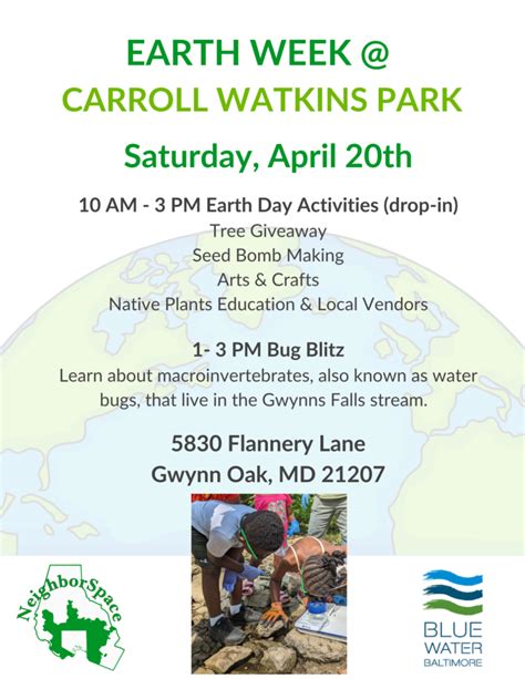 Earth Day Celebration At Carroll Watkins Park NeighborSpace Of