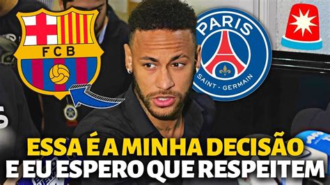 Urgente Neymar Acaba De Paralisar O Mundo Do Futebol Ningu M