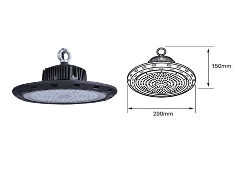 100UFOLED65MVN Lámpara Industrial 100W Luz día para techos Luz de día