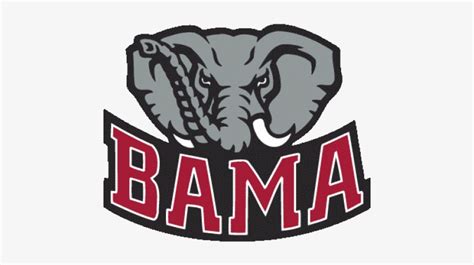 Logo University Of Alabama Crimson Tide Elephant Alabama