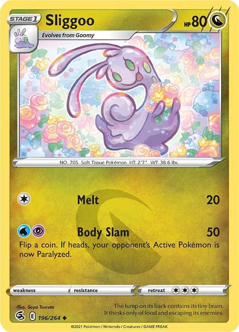 Check the actual price of your Sliggoo 196/264 Pokemon card