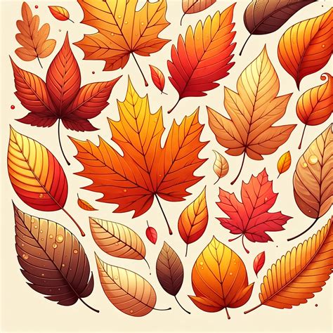 Download Ai Generated Autumn Leaves Royalty Free Stock Illustration