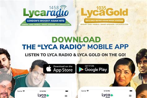 Lyca Radio & Lyca Gold launch refreshing new mobile app