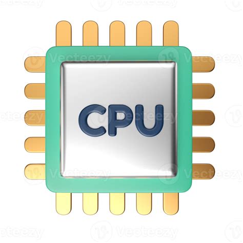 Processor D Illustration Icon Png