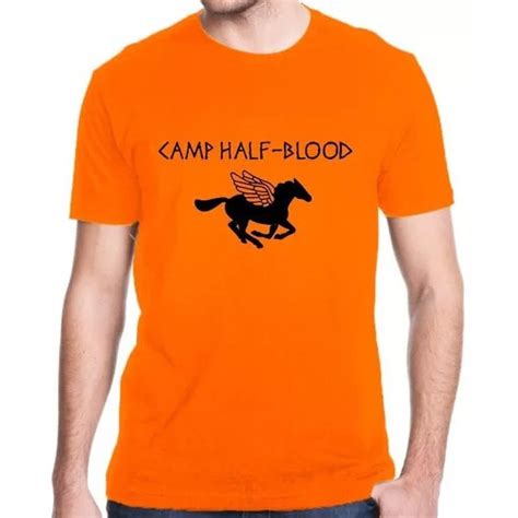 Camiseta Masculina Camp Half Blood Meio Sangue Percy Jackson Shopee