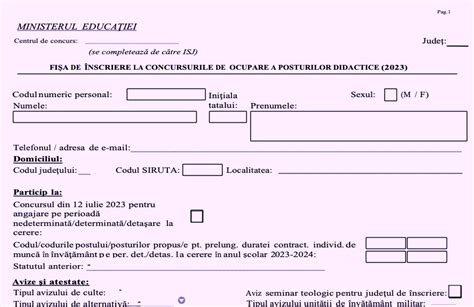 Fi A De Nscriere La Titularizare Descarc Modelul Editabil