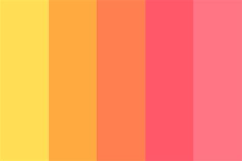 Sweet Tangerine Color Palette