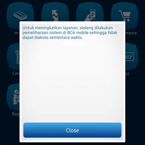 Sampai Kapan M Banking Bca Error Kenapa Penyebab Muncul Notif Sedang