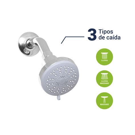 Llave De Ducha Con Salida Cromada Ibiza Vainsa