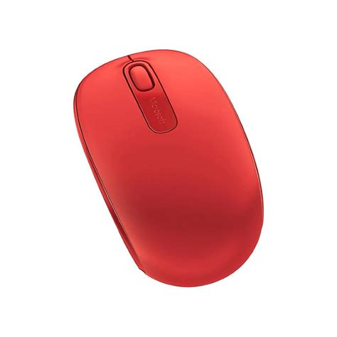 Mouse Sem Fio Mobile Usb Vermelho Microsoft U Z Tebel