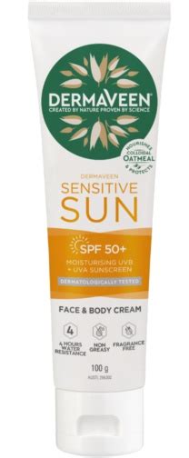 DermaVeen Sensitive Sun SPF50+ ingredients (Explained)