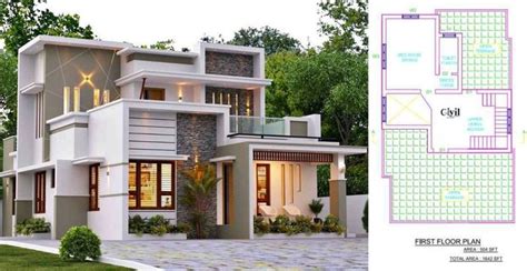 1650 Sq Ft 3bhk Beautiful Double Floor House And Free Plan FDF In 2024