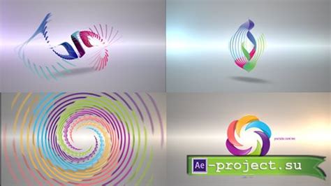 Videohive Clean Radial Logo Reveal Pack Project For After Effects