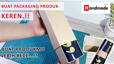 Cara Membuat Box Packaging Produk Kaos Pakaian Souvenir Youtube