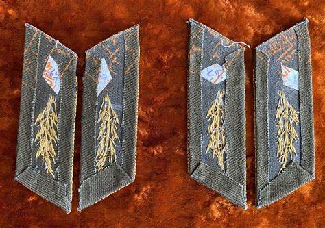 Петлицы для шинели генерала танковых войск/артиллерии - Антикварный ...