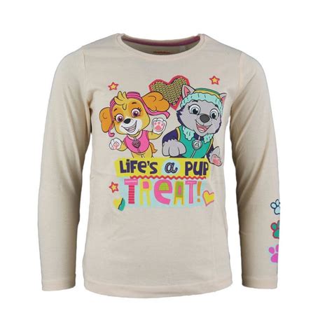 Paw Patrol Langarmshirt Paw Patrol Skye Und Everest Kinder Mädchen