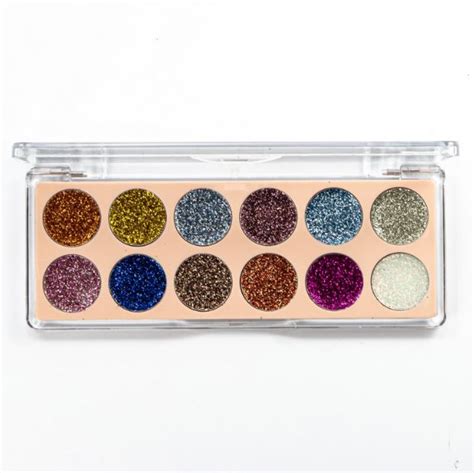 Paleta De Sombra Glitter 12 Cores Vivai