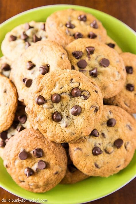 Best Homemade Chocolate Chip Cookies Deliciously Sprinkled