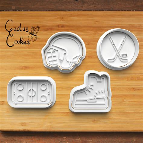 3d File Ice Hockey Cookie Cutter Set 0368・3d Printing Design To