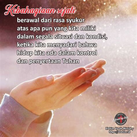 Jangan Lupa Bersyukur Elohim Ministry