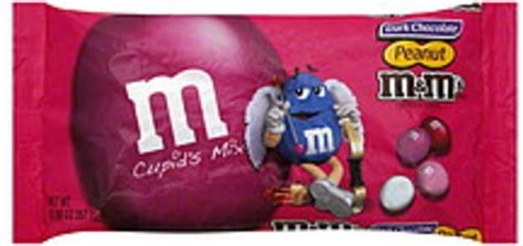 M & M Peanut, Dark Chocolate, Cupid's Mix Chocolate Candies - 12.6 oz, Nutrition Information | Innit