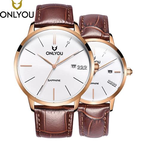 Onlyou Reloj De Cuarzo Para Hombres Mujeres Amante Mu Eca Relojes Top