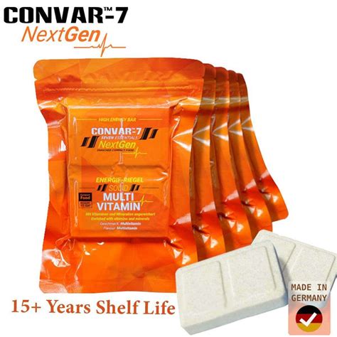 CONVAR 7 NextGen Energy 120g Bar Box Of 9 Multivitamin