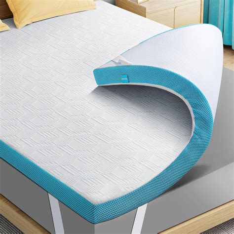 VISCOFLEX Surmatelas double en mousse à mémoire de forme en gel de 7 6