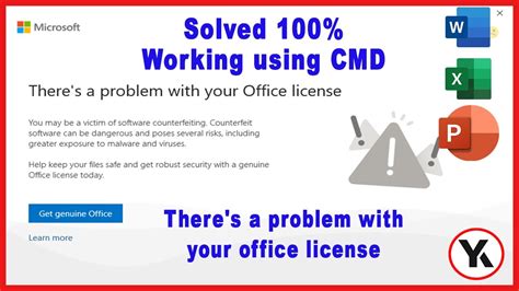 How To Remove Get Genuine Office Notificationtheres A Problem With