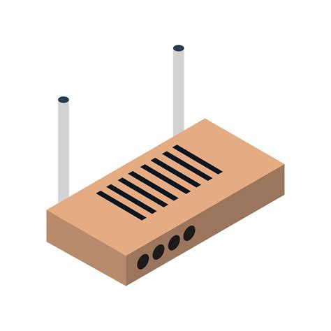 Isometric Router Set On White Background 2147886 Vector Art At Vecteezy