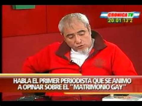 Osvaldo Bazán en el programa de Anabella en Crónica I YouTube