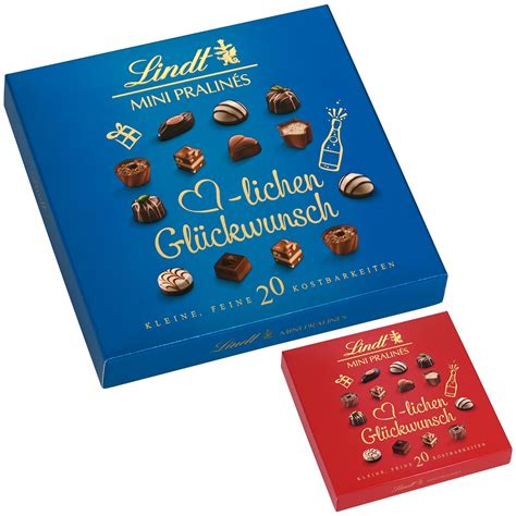 Lindt Mini Pralin S Herzlichen Gl Ckwunsch Er Online Kaufen Im