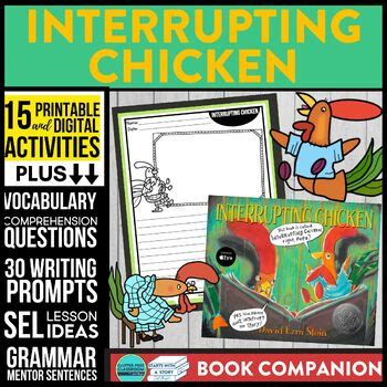 INTERRUPTING CHICKEN read aloud lessons by Clutter-Free Classroom