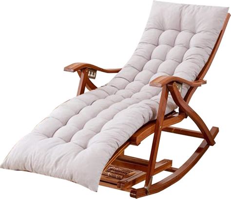 LHNLY Inclinable Fauteuil à Bascule Rocking Chair pour Salon de Jardin