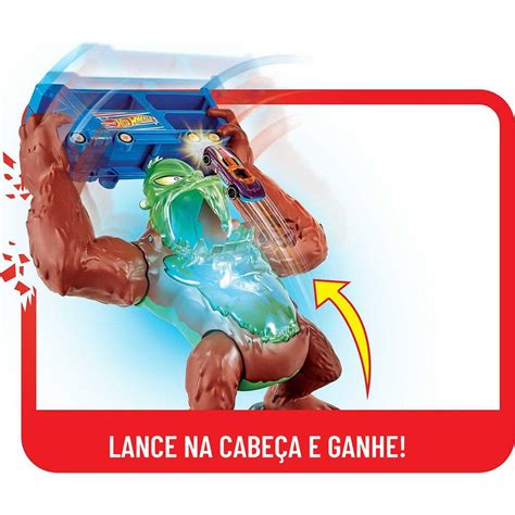 Pista Ataque Tóxico do Gorila Hot Wheels Mattel Pistas Magazine Luiza