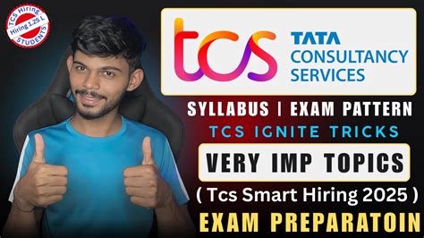 Tcs Smart Hiring Syllabus New Exam Pattern Imp Topics